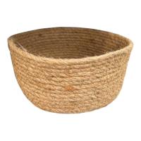 Интерьерная корзина д/хранения, джут, 20х20х8 см, ES137-142 L Коричневый - фото